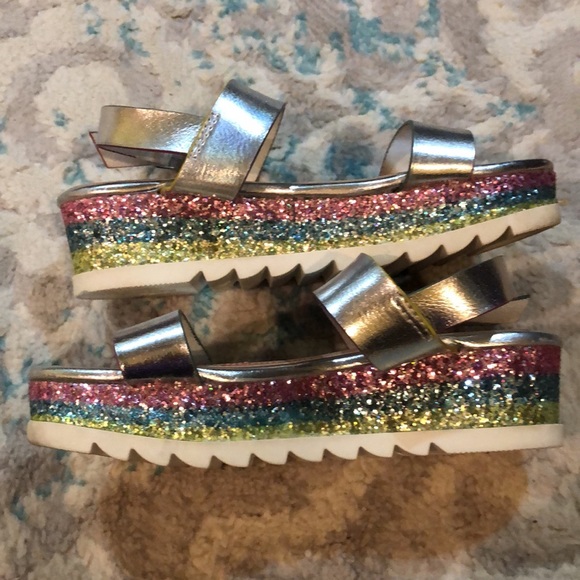 Little girls Sandler glitter sole - Picture 3 of 3